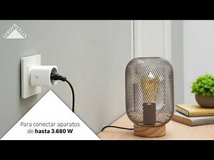 Enchufe inteligente con medidor de consumo (Ecopción) - LEROY MERLIN