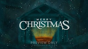 Jeweled Brush Christmas - Merry Christmas - Title Graphics