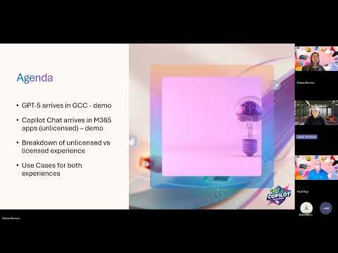 Copilot Chat experience comes to Microsoft 365 Apps - Microsoft Federal Webinar for GCC community