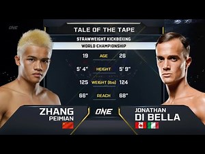 Zhang Peimian vs. Jonathan Di Bella | ONE Championship Full Fight