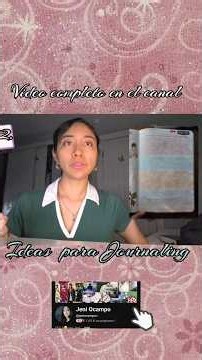 Ideas para Llenar tus cuadernos #journaling #journalingideas #journal