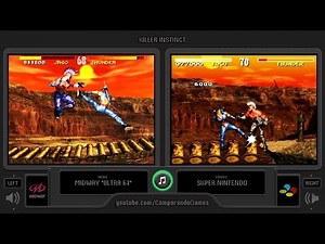 Killer Instinct (Arcade vs Snes) Side by Side Comparison