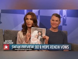 🎥Sneak Peek/ Behind the Scenes with Kristian Alfonso and Peter Reckell showing the vow renewal of our faves Bo and Hope! Finally #bope fans get their wishes! Tune in on Wednesday 6/18 on peaPeacock#kristianalfonso #petereckell #hopewilliamsbrady #bobrady #boandhope #bope #daysofourlives #beyondsalem #peacocktv | Unofficial Kristian Alfonso Fan Club