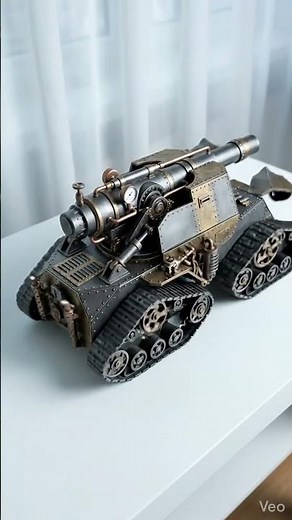 Hyper-Realistic Steam Tank Transformer 🚂🛡️