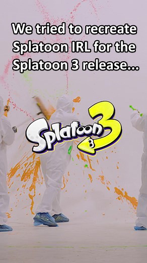 Recreating Splatoon IRL for Splatoon 3 Release
