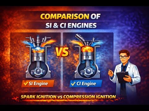 Comparison of Spark Ignition and Compression Ignition Engines/Comparison of SI & CI Engines