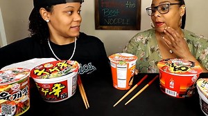 TASTE TESTING 10 DIFFERENT FIRE NOODLES TO FIND OUT WHICH IS THE BEST! | Mukang Us & Eating Show