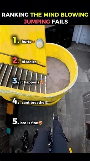 Ranking The Mind Blowing Jumping Fails🤸