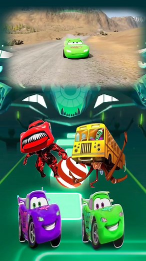 198K views · 814 reactions | McQueen Monster vs Bus Eater x Coffin Dance Tiles hop EDM Rush | Vip Gs Gamer | Facebook