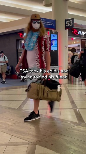 I wonder if that guy ever made his flight