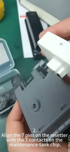 How to reset C9345 Maintenance Box Chip Resetter, C9345 for L15158 L15160, Reset Waste Ink Counter