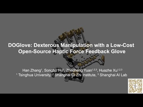 DOGlove: Dexterous Manipulation with a Low-Cost Open-Source Haptic Force Feedback Glove