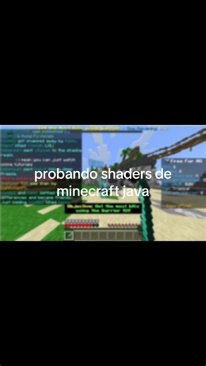 Probando Shaders de Minecraft Java en PC