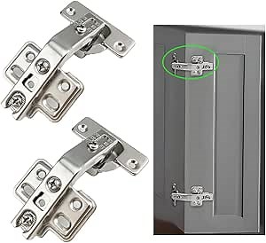 2pcs DTC 135° Corner Cabinet Hinges 135-degree Soft Close Hinges for Corner Kitchen Cabinet Replacement Hardware