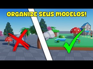Como organizar seus Modelos da forma CORRETA no Roblox Studio!!!