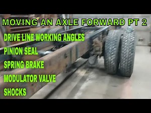 2010 INTERNATIONAL 4300 AXLE MOVE PT 2 PINION SEAL, DRIVESHAFT, SPRING BREAK MODULATOR & SHOCKS