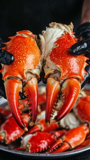 🔥 This Fresh Steamed Crab Claws Will Blow Your Mind 🤯 #healthybytes