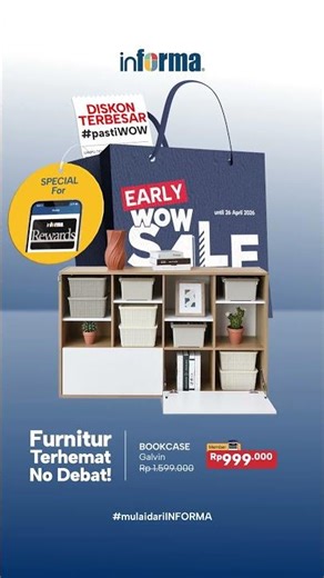 INFORMA Early WOW Sale Dimulai!🔥