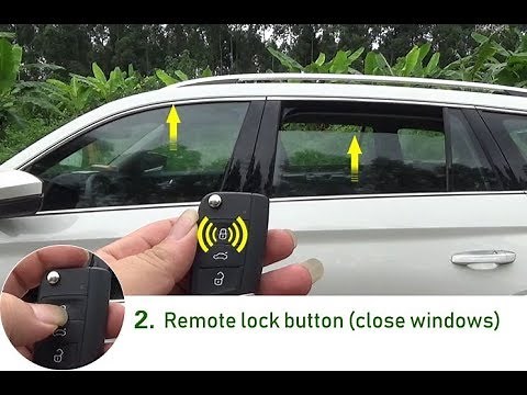 Škoda / AUTO close OPEN windows MODULE retrofit 🔑