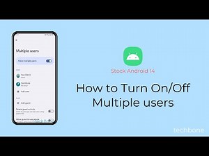 How to Turn On/Off Multiple users [Android 14]