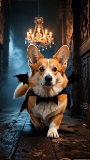 Can a CORGI Survive a Haunted House?🦇😱