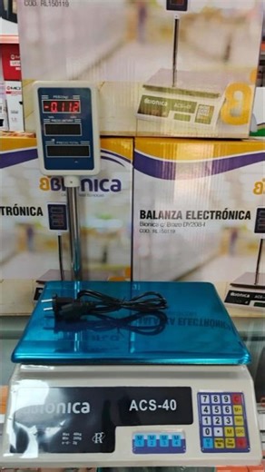 Balanza electrónica comercial #amorecospy #paraguay