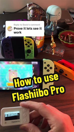 How to Use Flashiibo Pro for Nintendo Switch Amiibos
