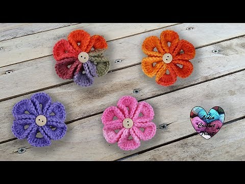 Fleurs Wiggly crochet facile