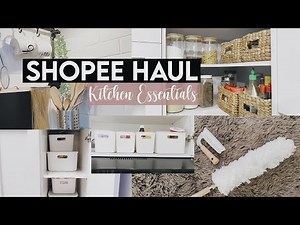 Shopee Haul | Perlengkapan Dapur & Storage Box | Aesthetic Vlog Indonesia