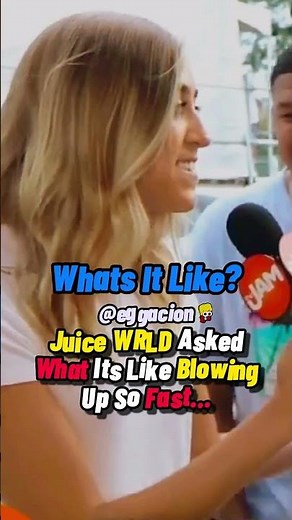 Interviewer Asks Juice WRLD What It's Like Blowing Up So Fast...