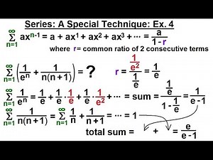 Calculus 2: Infinite Sequences and Series (31 of 62) Series: A Special Technique Ex. 4