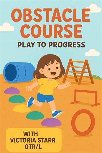Happy Monday! Our obstacle course targeted balance, big muscles and bilateral coordination! #obstaclecourse #movement #balance #occupationaltherapy
