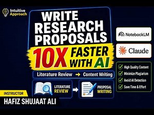 Write a Research Proposal Faster with AI | From Literature Review to Content Generation