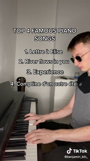 Top 4 Famous Piano Songs Compilation