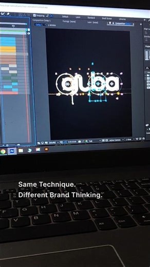One Motion Technique. Two Brand Outcomes. | After Effects Logo Motion #aetips