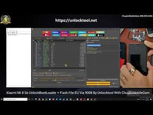 Xiaomi MI 8 SE UnlockBootLoader+Flash EU via 9008 By UnlockTool (Not Support Link File EU via 9008)