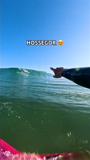 Surfing perfect waves in HOSSEGOR 😍🌊 (FULL VIDEO on my channel)