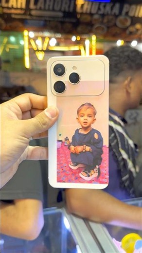 Mobile Customise photo skin 👍 #shortsfeed #mobileskin