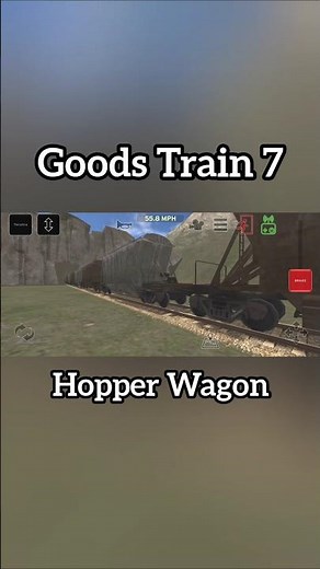 Goods Train 7 with Hopper Wagon | Train and rail yard simulator #gaming #gamingvideos