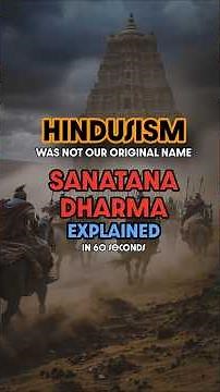 Hinduism Isn’t a Religion? The Real Meaning of Sanatana Dharma Explained