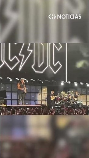 Así cantó "Back In Black" Brian Johnson en el concierto de AC/DC en Chile