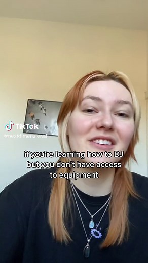 how to DJ without DJ equipment! You do not need a $500 controller to get started with the basics. Use what you have💪 #learntodj #beginnerdj #femaledj