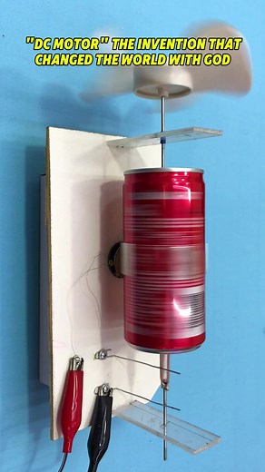 DC Motor. The Invention That Changed The World With God #electric #motor #DIY #fyp #christmas