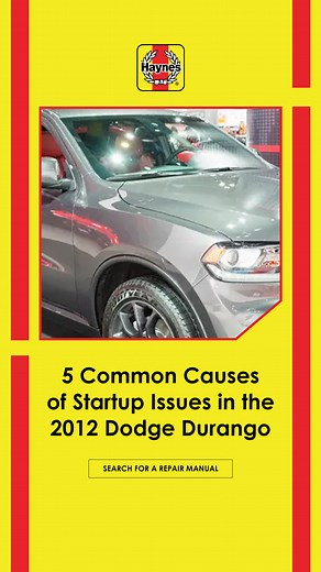 If your 2012 Dodge Durango won't start, several issues might be at play. A dead battery may result in a snapping sound, a defective starter motor can cause clicking noises, a bad ignition switch leads to unresponsiveness, fuel delivery problems result in cranking without starting, and a faulty alternator causes starting difficulties. Visit haynes.com for solutions to these common problems! #HaynesManuals #HaynesShowsYouHow #2012DodgeDurango #DodgeDurango #CarEngineIssues #DurangoIssues #StarterM