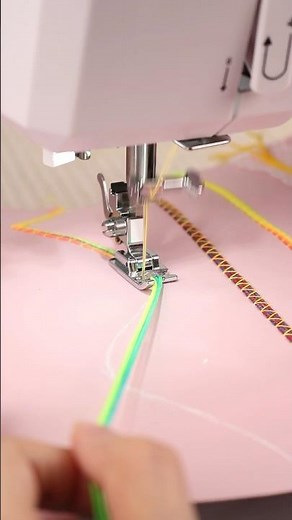 🌈Unleash Creativity with the Cording Presser Foot! #sewing #sewingequipment #sewinghacks