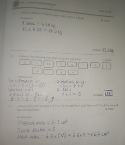 Write 12 stones in kilograms, given that 1 stone = 6.35 kg.Pe... | Filo
