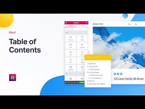 New Feature: Meet the Table of Contents Widget