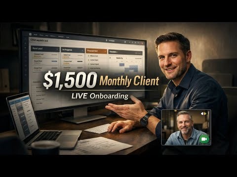 Watch Me Onboard a High-Ticket Client ($1500/Month) - LIVE