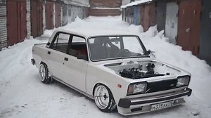 #welovetoride #lada #ladavaz #vaz #stance #offset #polish #chrome #engine | We Love to Ride