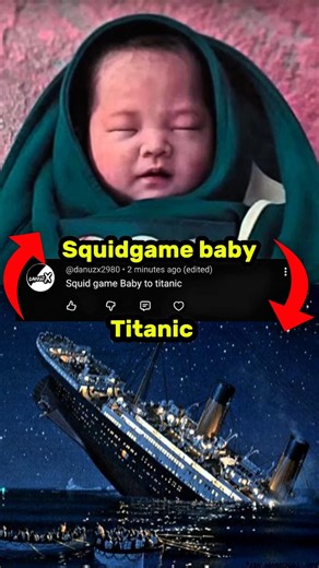 Connecting Squidgamebaby to Titanic#shorts